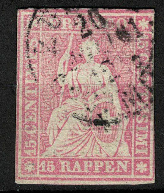 Alle Briefmarken: Strubel 24 gestempelt – Gebraucht aus Bern von bae_958f
