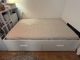 IKEA Bett (4 Schubladen) inkl. Matratze