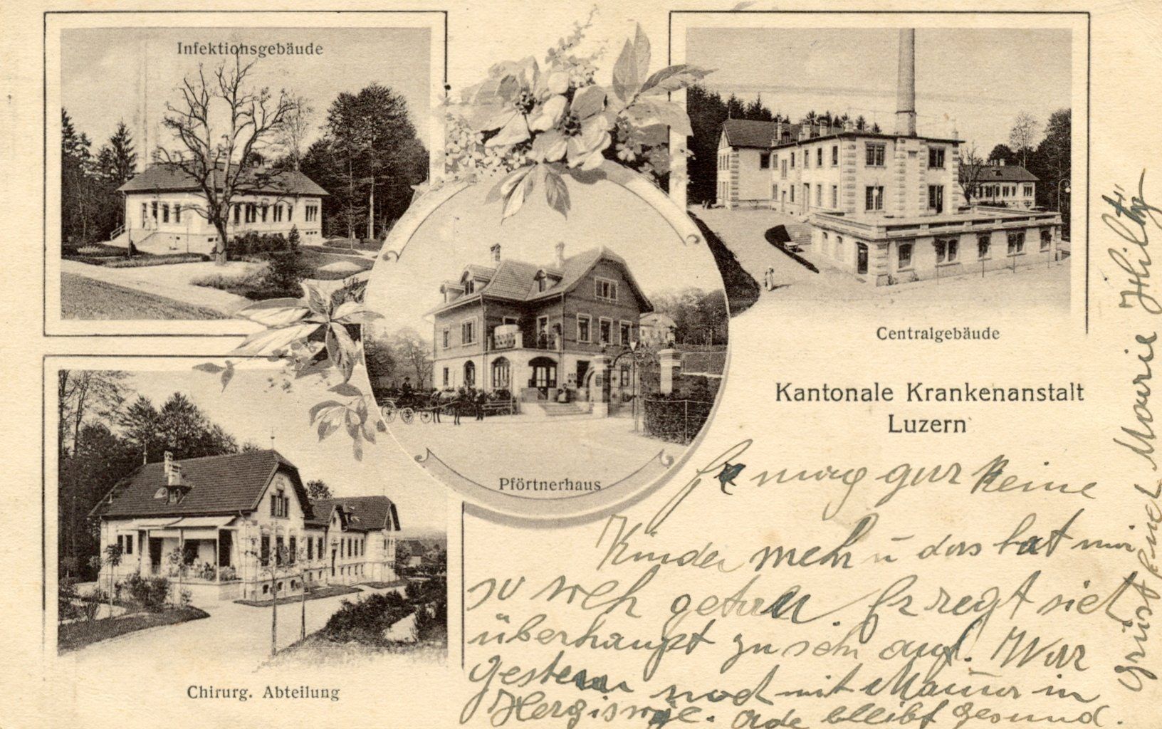 Cartoline postali: Luzern Spital – Usato da Ruggell venduto da spalkur42
