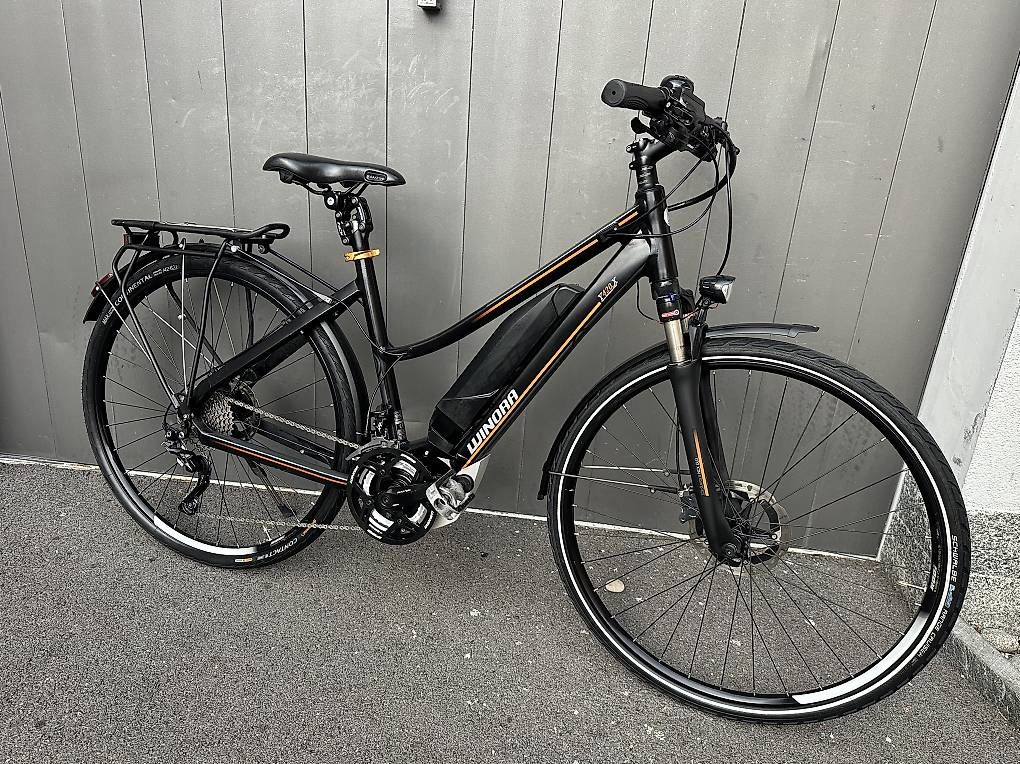 Biciclette: E-bike Yamaha Winora da donna 28  – Usato da Quartino venduto da DiloUsato