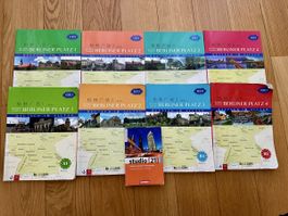 German language books set: Berliner Platz 1-4 + Studio