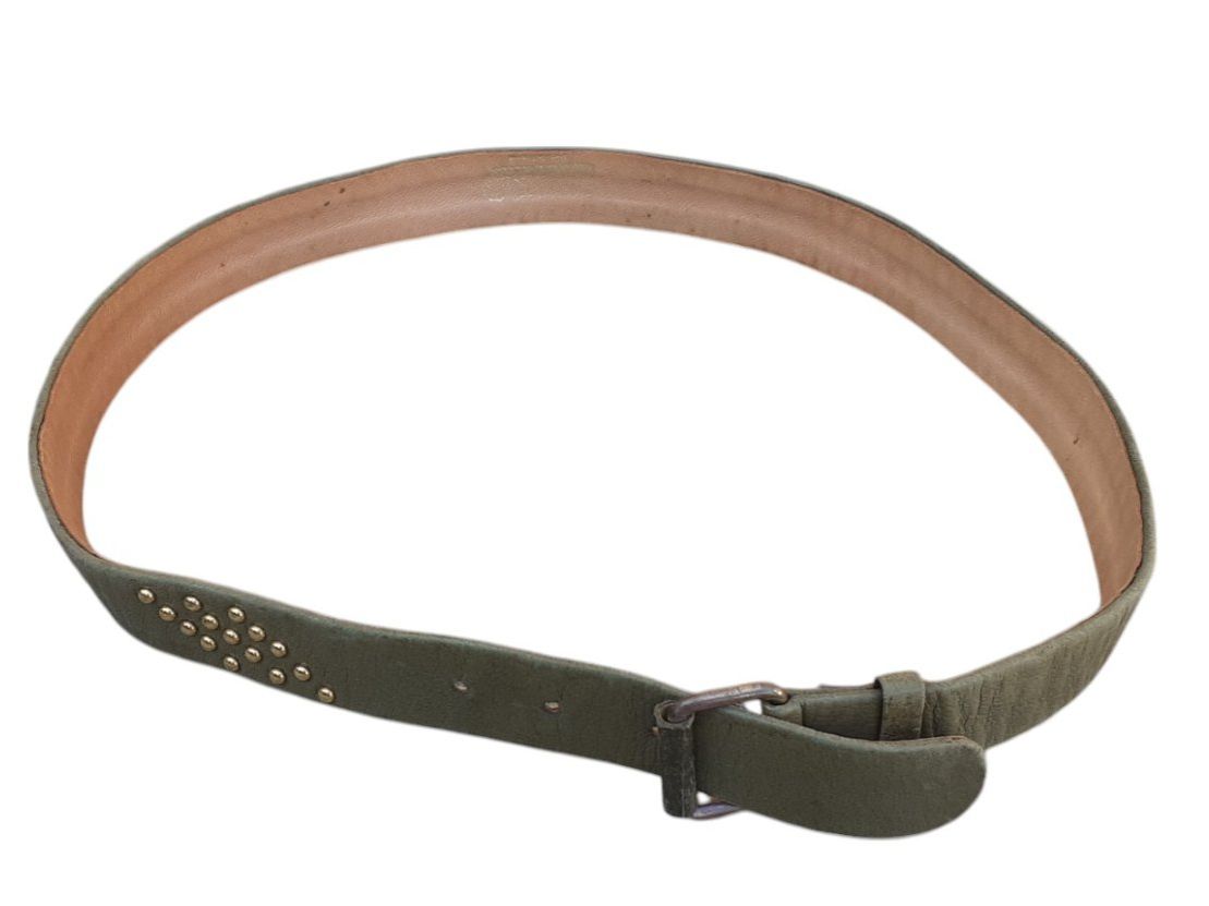 Cinture: Gürtel Vintage 1970er Leder olive – Usato da Mörschwil venduto da wunderkiste44 3