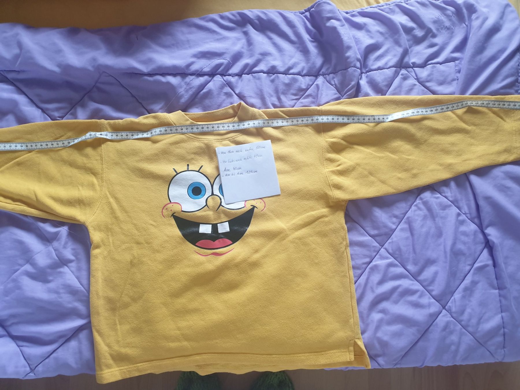 Maglioni & Felpe: Spongebob Schwammkopf Pullover 11/ 12 Jahre gelb – Usato da Winterthur venduto da ivo_hmm2 7
