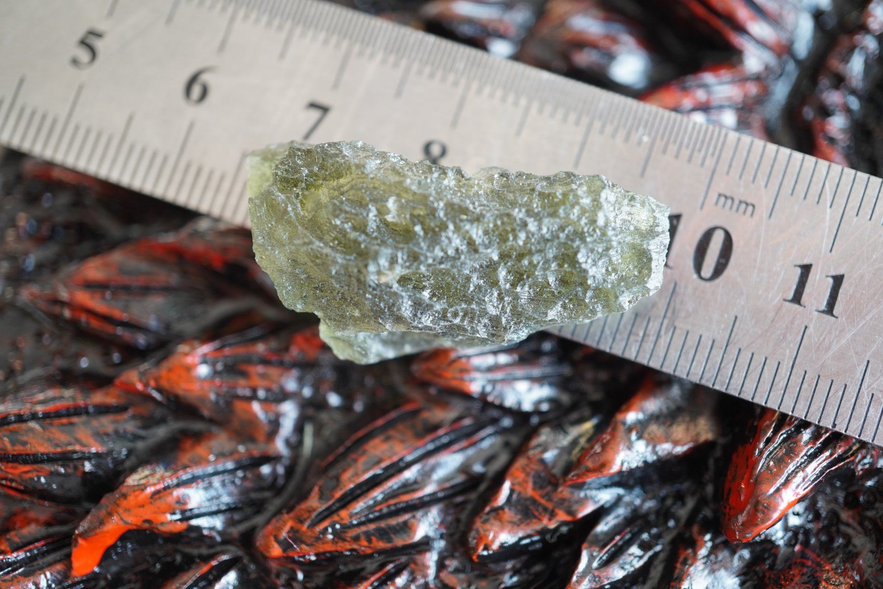 Minerali & Pietre curative: Moldavit    Tektit Grün  3.01g  TOPSTONE – Nuovo (secondo la descrizione) da Eschenbach SG venduto da topstone 3