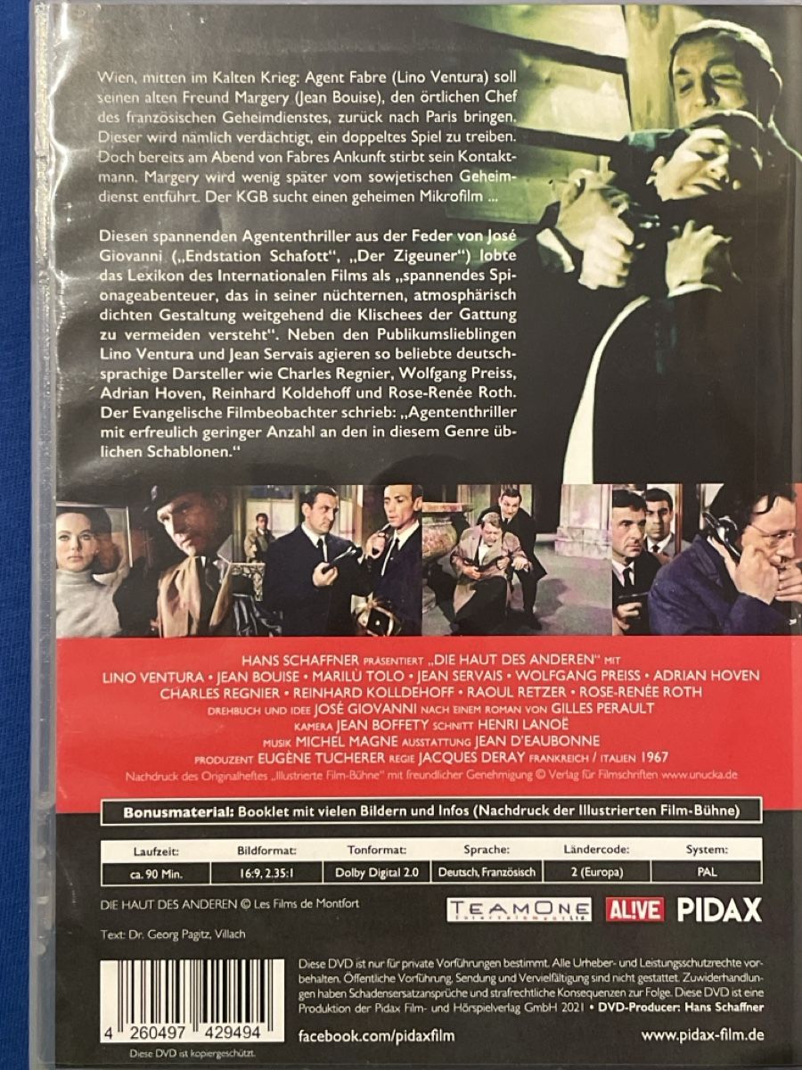 Tutti i DVDs: Die Haut des anderen (1967) – Usato da Waldenburg venduto da Mimily33 1