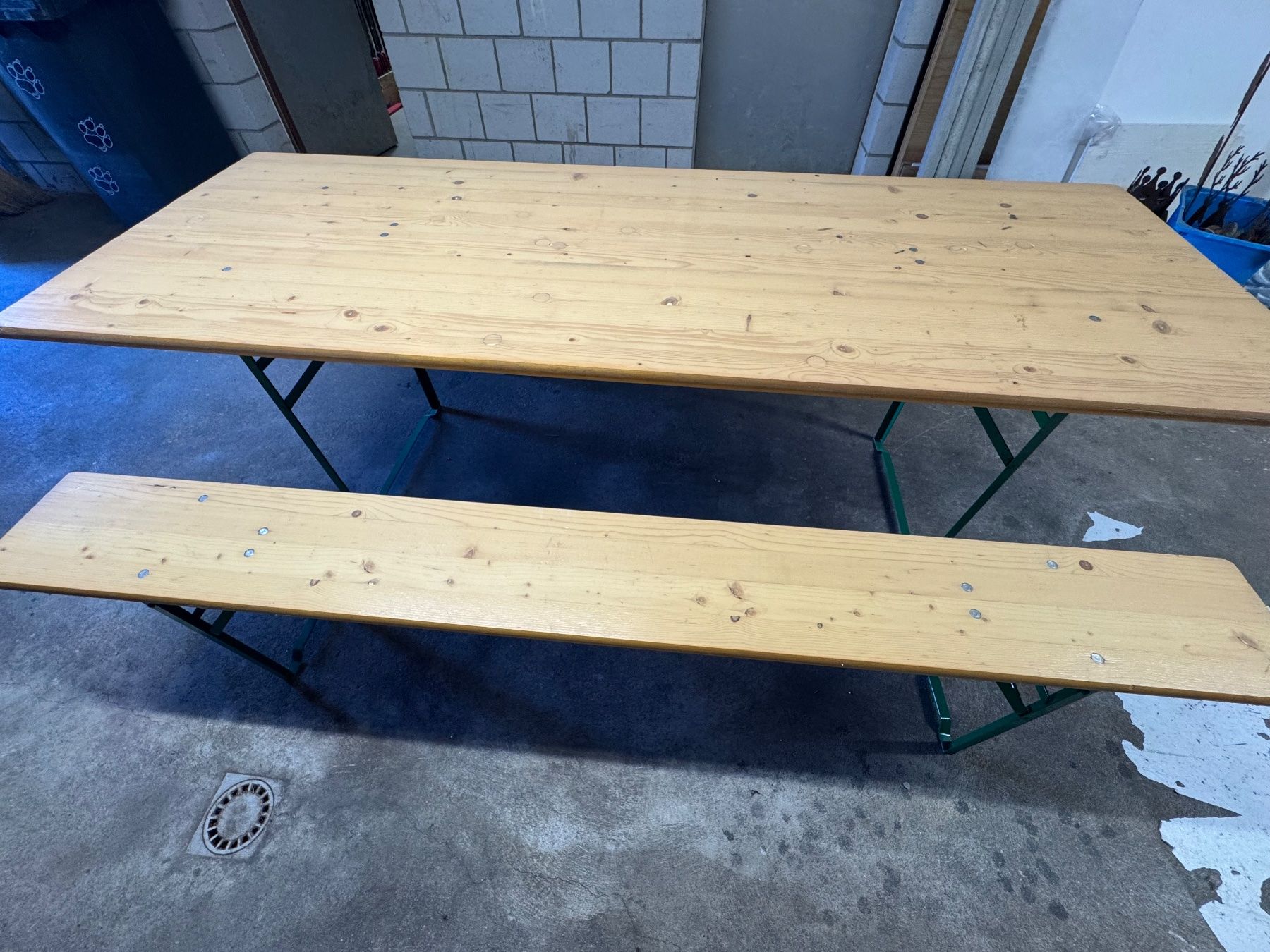 Set di tavolo e panche: Festbank 220cm – Usato da Kestenholz venduto da cvx_889vv 7