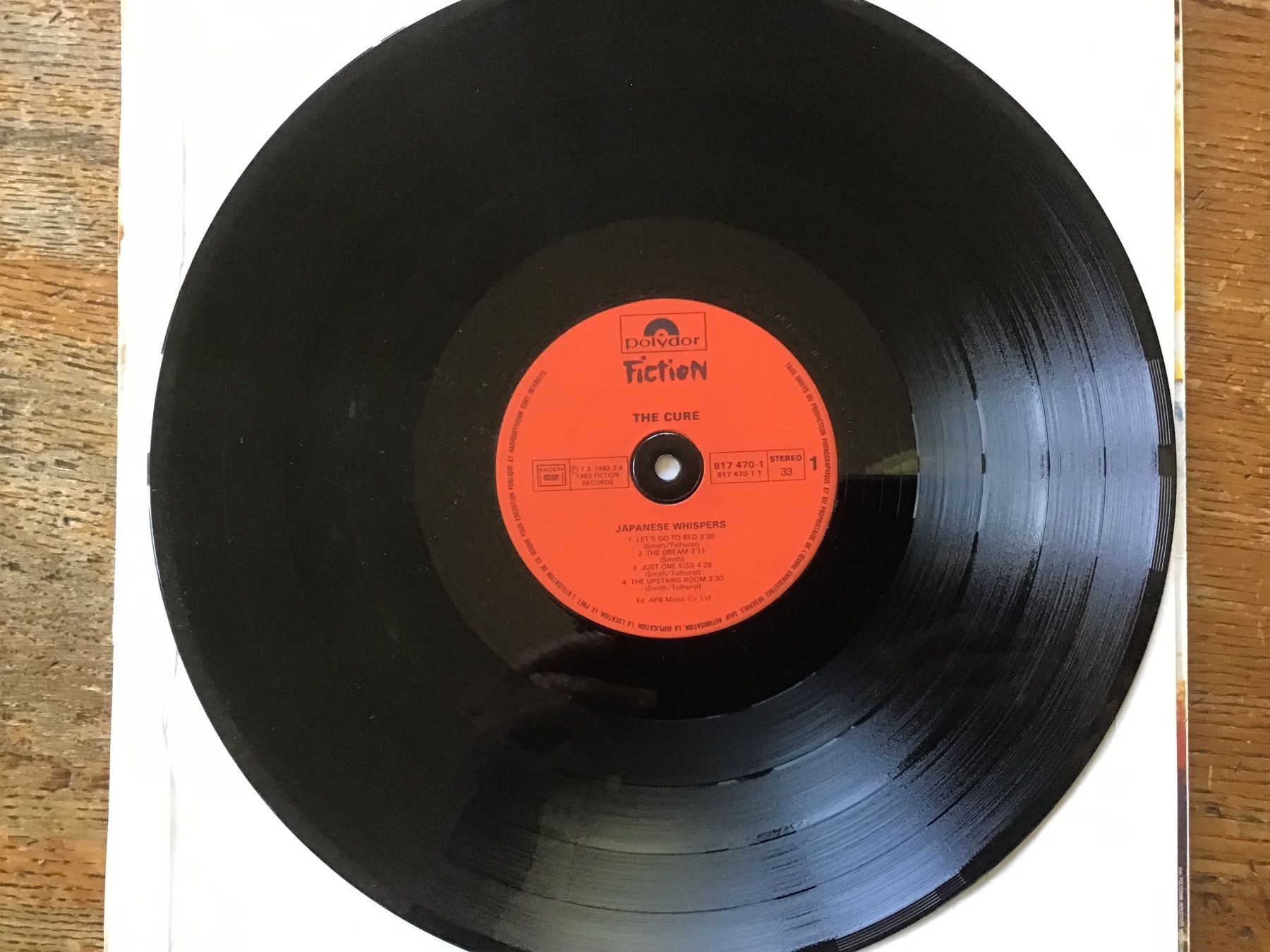 Vinyles: LP The Cure 2 – D'occasion à Fully par Ruby97 5