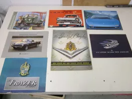 Antik Prospekt Auto Vintage Auto Oldtimer