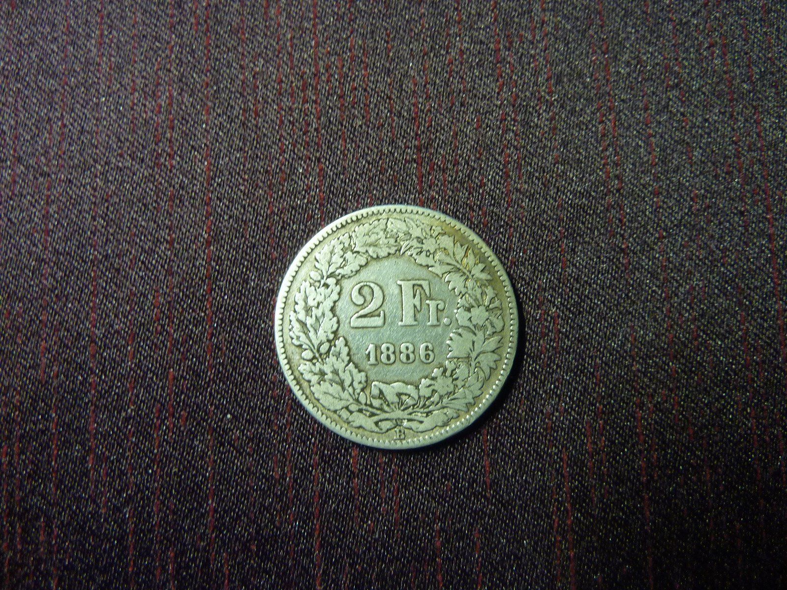 Tutti le monete: 2 Franken 1886 silber – Usato da Altstätten SG venduto da Toscana1 1