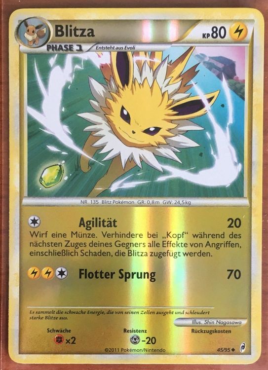 Blitza Reverse Holo 45/95 Ruf der Legenden / Call of Legends (Neu ...