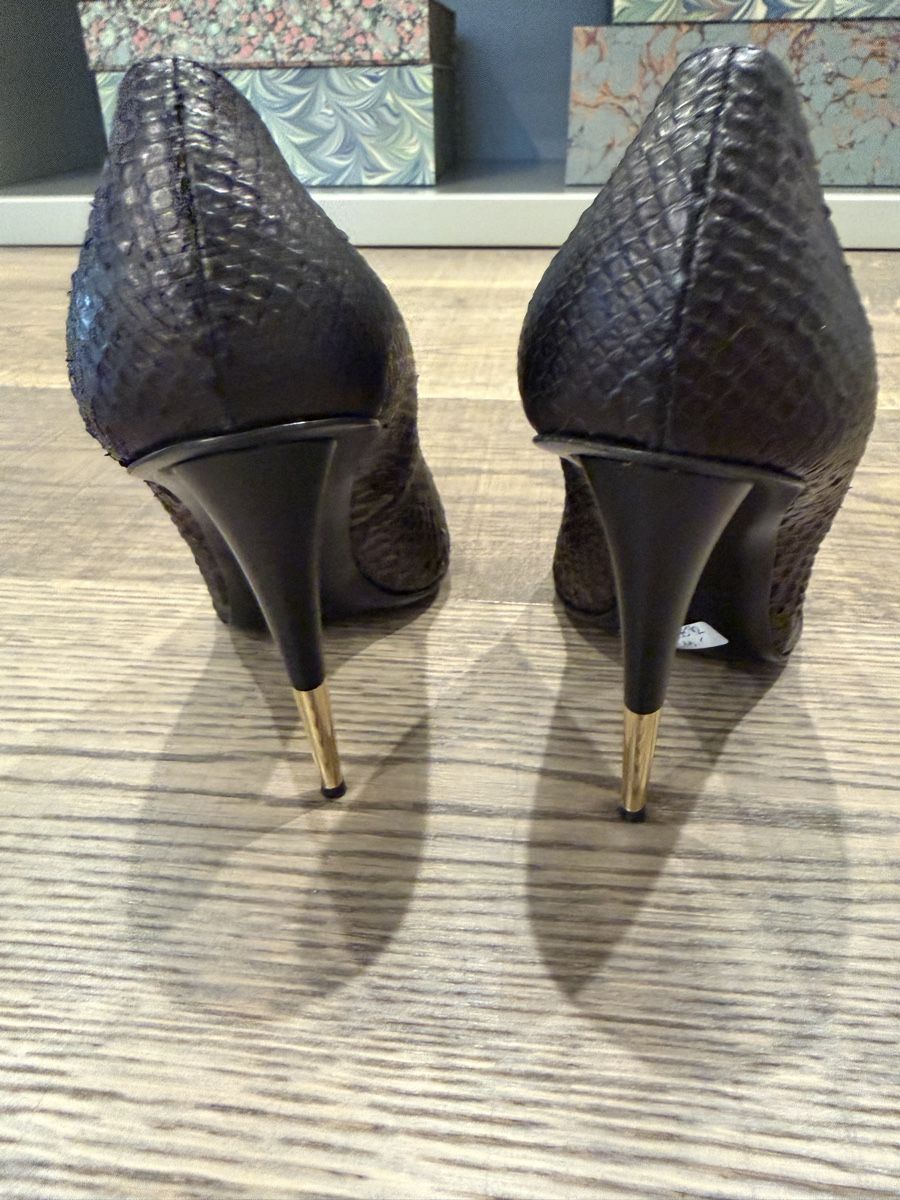 Chaussures femmes: Giuseppe Zanotti Brown Metallic Python Leather Pumps – D'occasion à Herrliberg par Tubalp 2