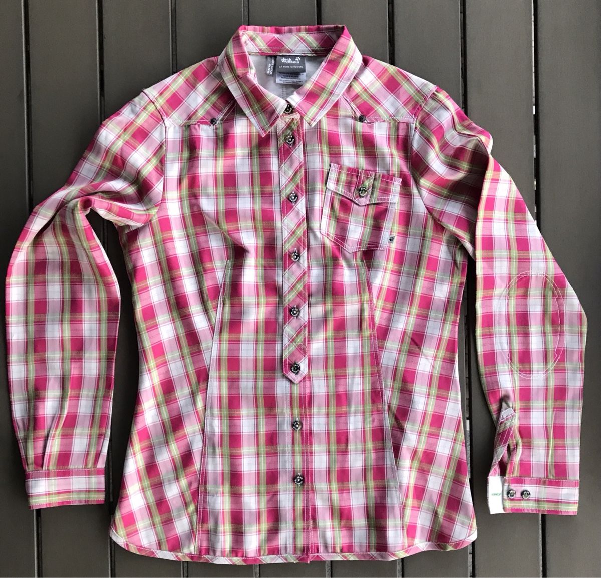 Jack Wolfskin Blusen: Jack Wolfskin Damen Wanderhemd, Gr. M – Gebraucht aus Ebnat-Kappel von Molton