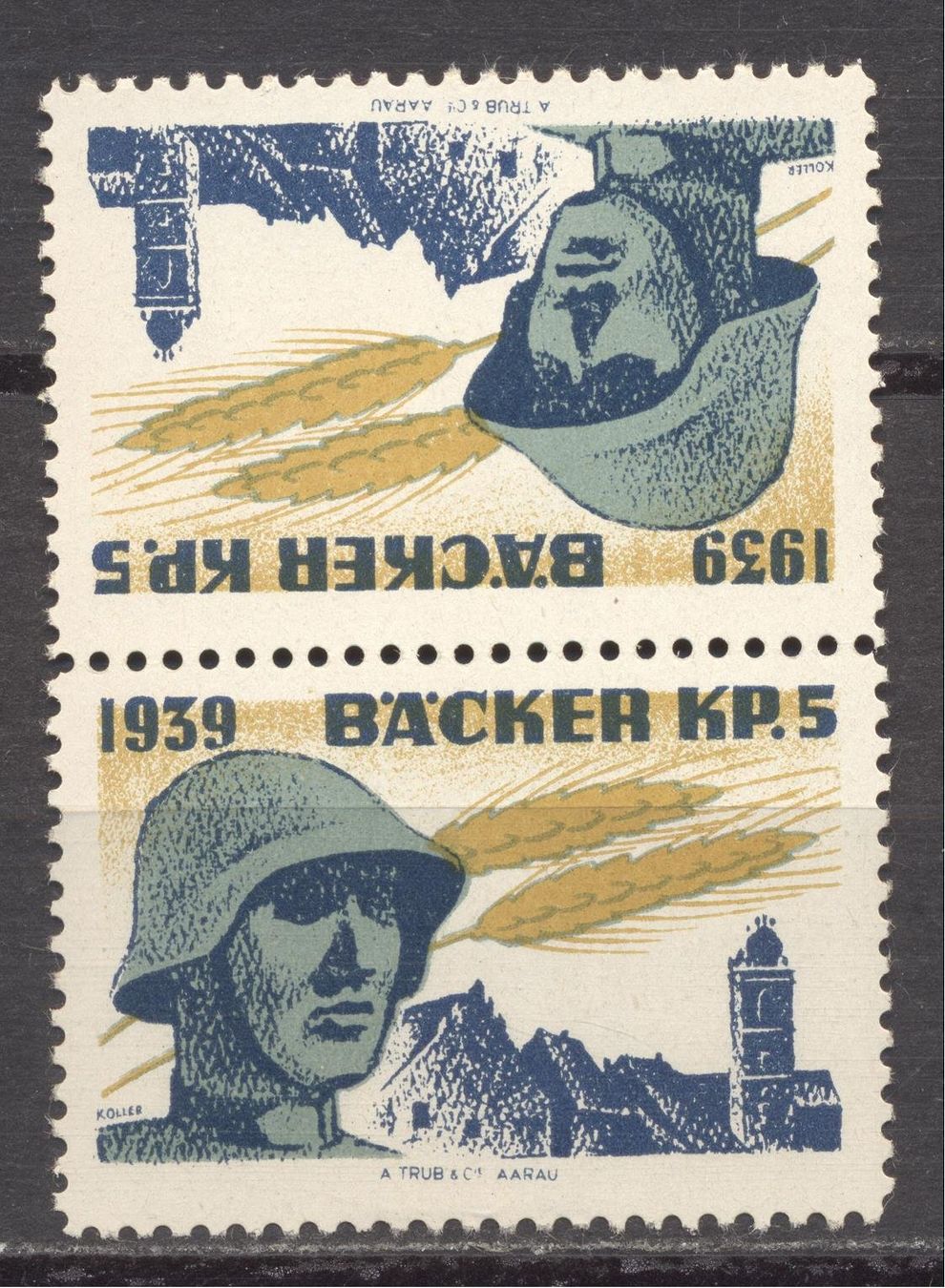 Tous les timbres: Bäcker Nr. 5a/1 * – D'occasion à Siebnen par Fstaehli