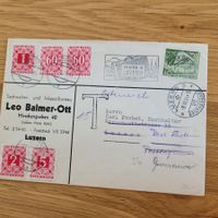 Dokument Badgastein 1951 Luzern Leo Balmer-Ott