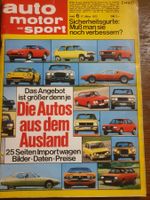 AMS 6/73 Citroen DS 23 j TVR 2 2500 alle Importwagen xx