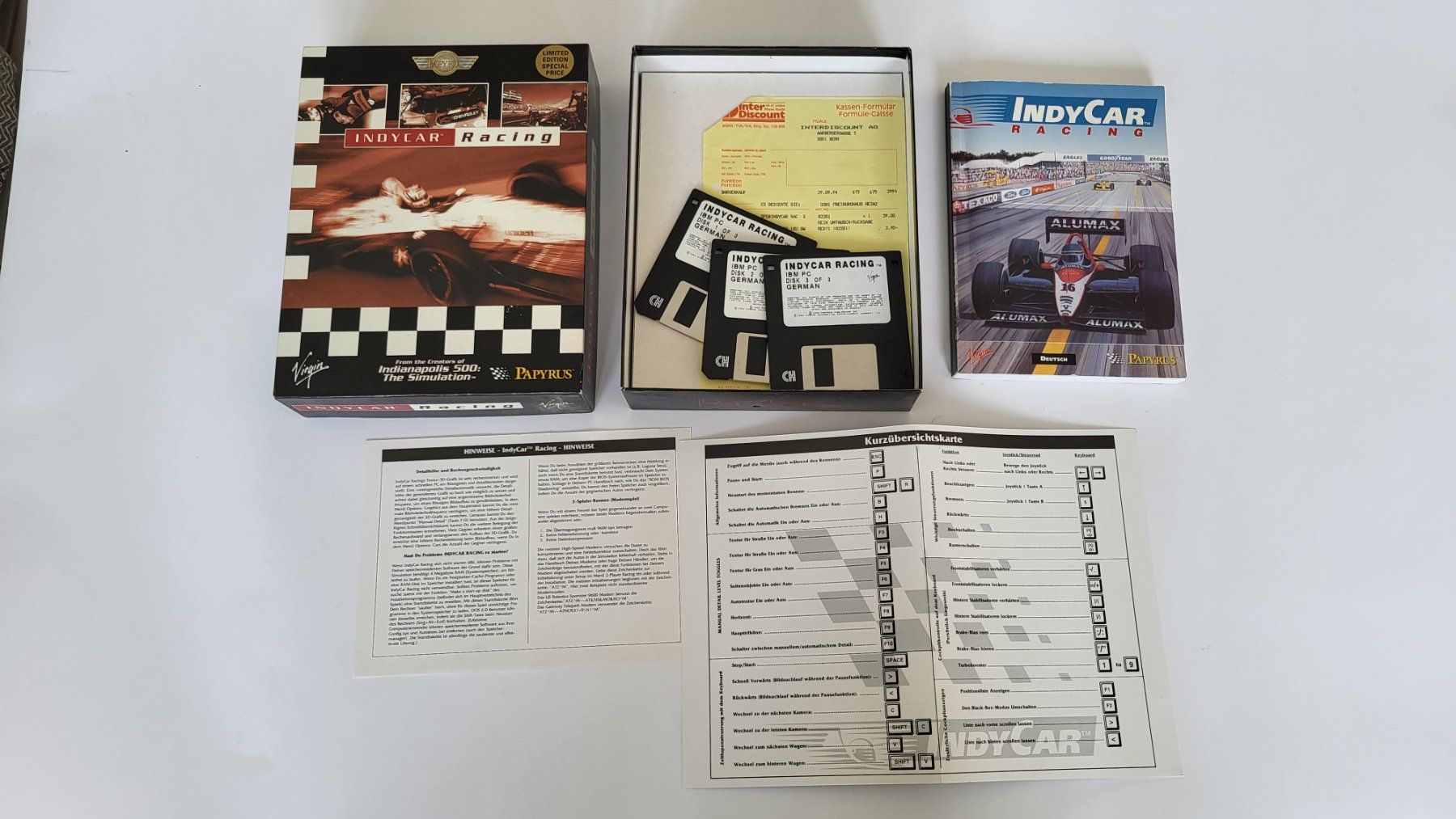 Giochi: Indycar Racing - MS-DOS - Big Box – Usato da Rosshäusern venduto da West66 3