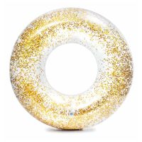 Schwimmreifen Glitter gold aufblasbar inkl. Repair-Kit neu