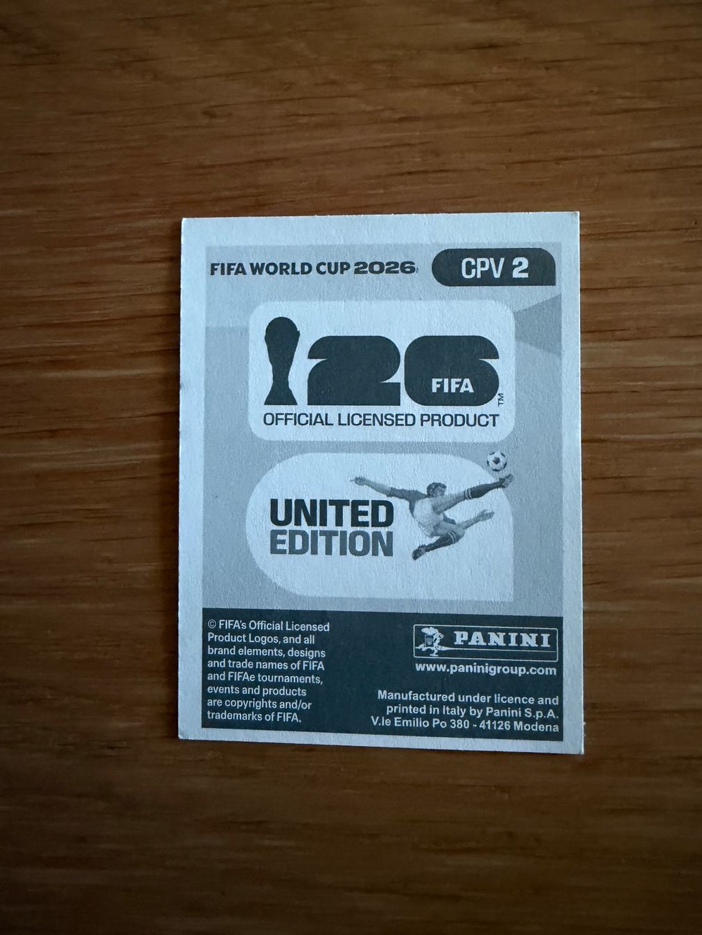 Panini Carte collezionabili: Panini CPV 2 Vozinha – Nuovo (secondo la descrizione) da Zürich venduto da bel5 1