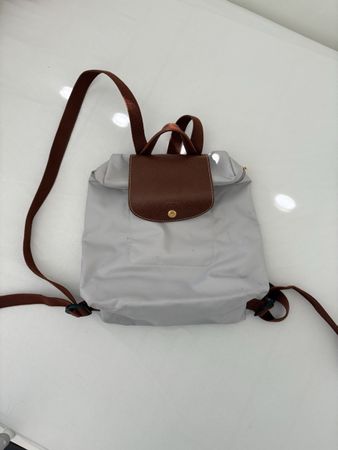 Longchamp Rucksack Grau