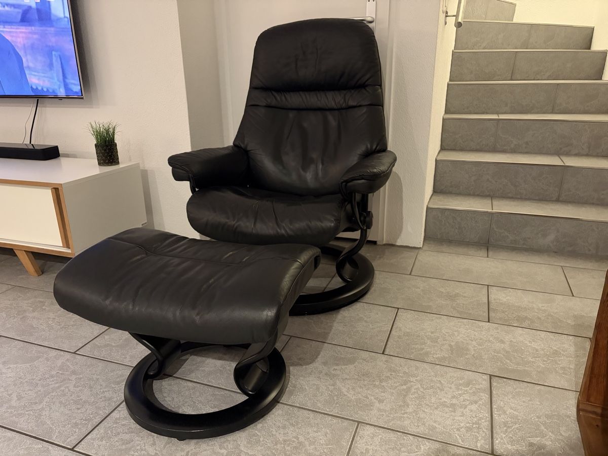 Stressless Poltrone: Stressless Sessel mit Hocker   – Usato da Freienstein venduto da Zippi007 1