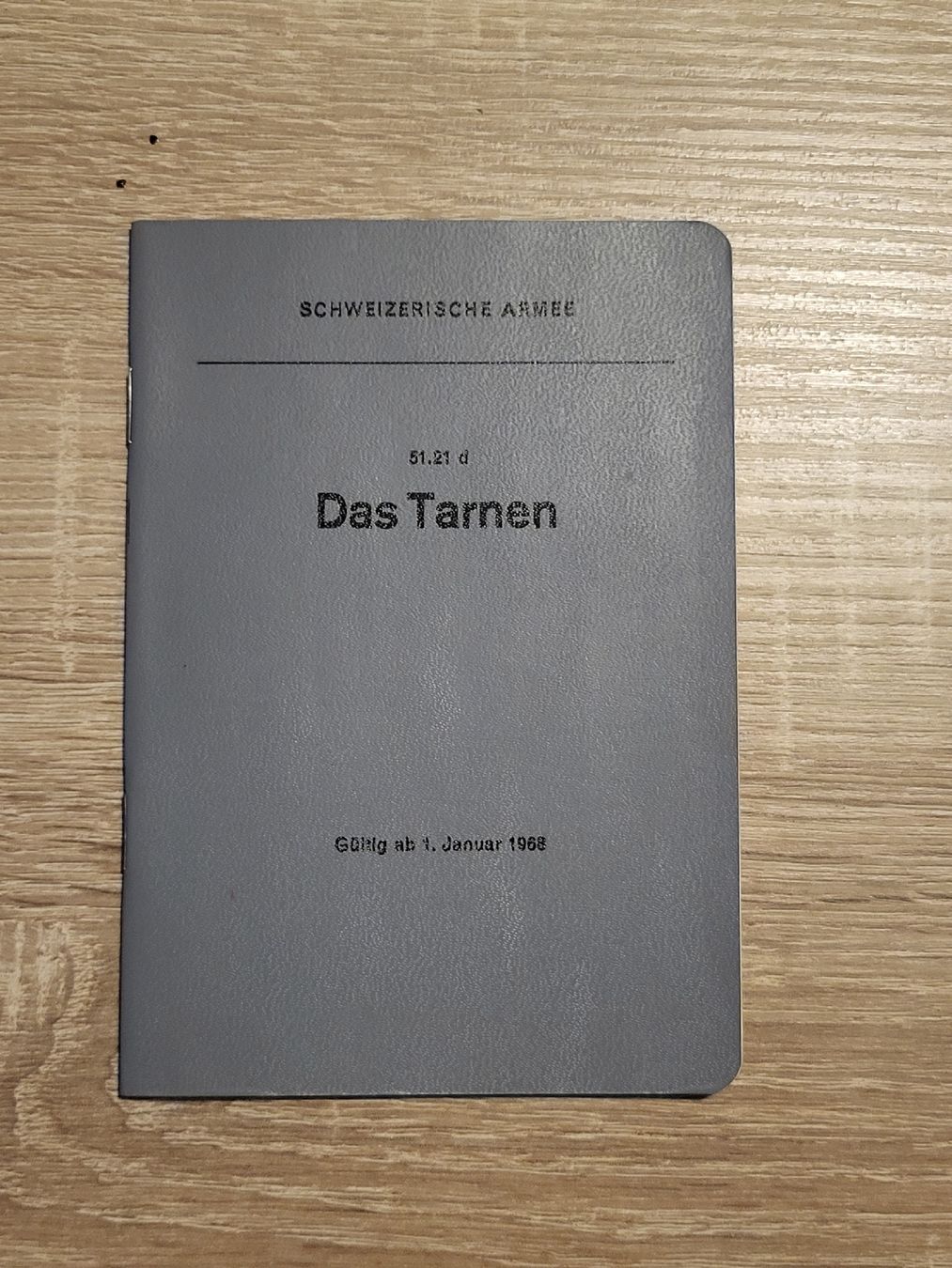 Livres: Reglement "Das Tarnen" – D'occasion à Massongex par Jalon71