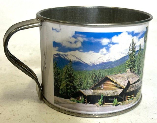 Tazze: Metallischer Becher mit Henkel Bonanza – Usato da Zürich venduto da gigimai67 2