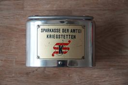 Spardose - Sparkasse der Amtei Kriegstetten + Schlüssel