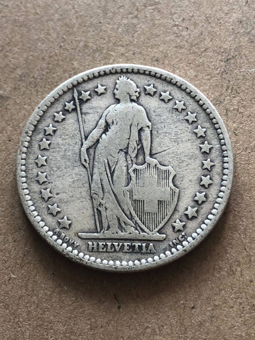 Alle Münzen: 2 Fr. 1886 – Gebraucht aus Schötz von Odpa 1