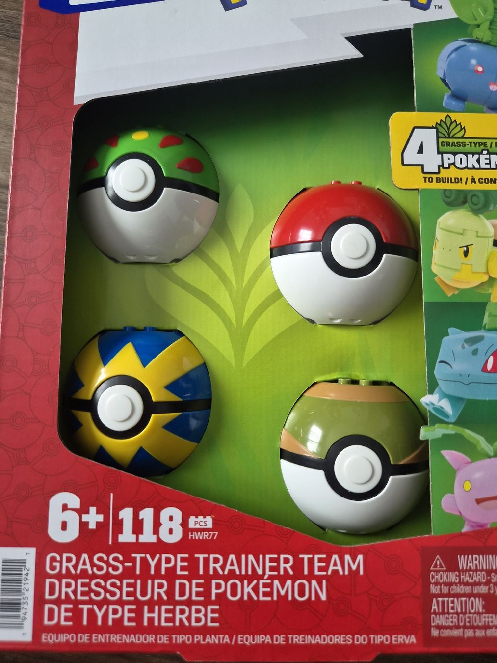 Mega Kit di costruzioni: Mega Construx Pokémon Pflanzen - Typ  Trainer Team NEU – Nuovo e nell'imballaggio originale da Altishofen venduto da tammy05 1