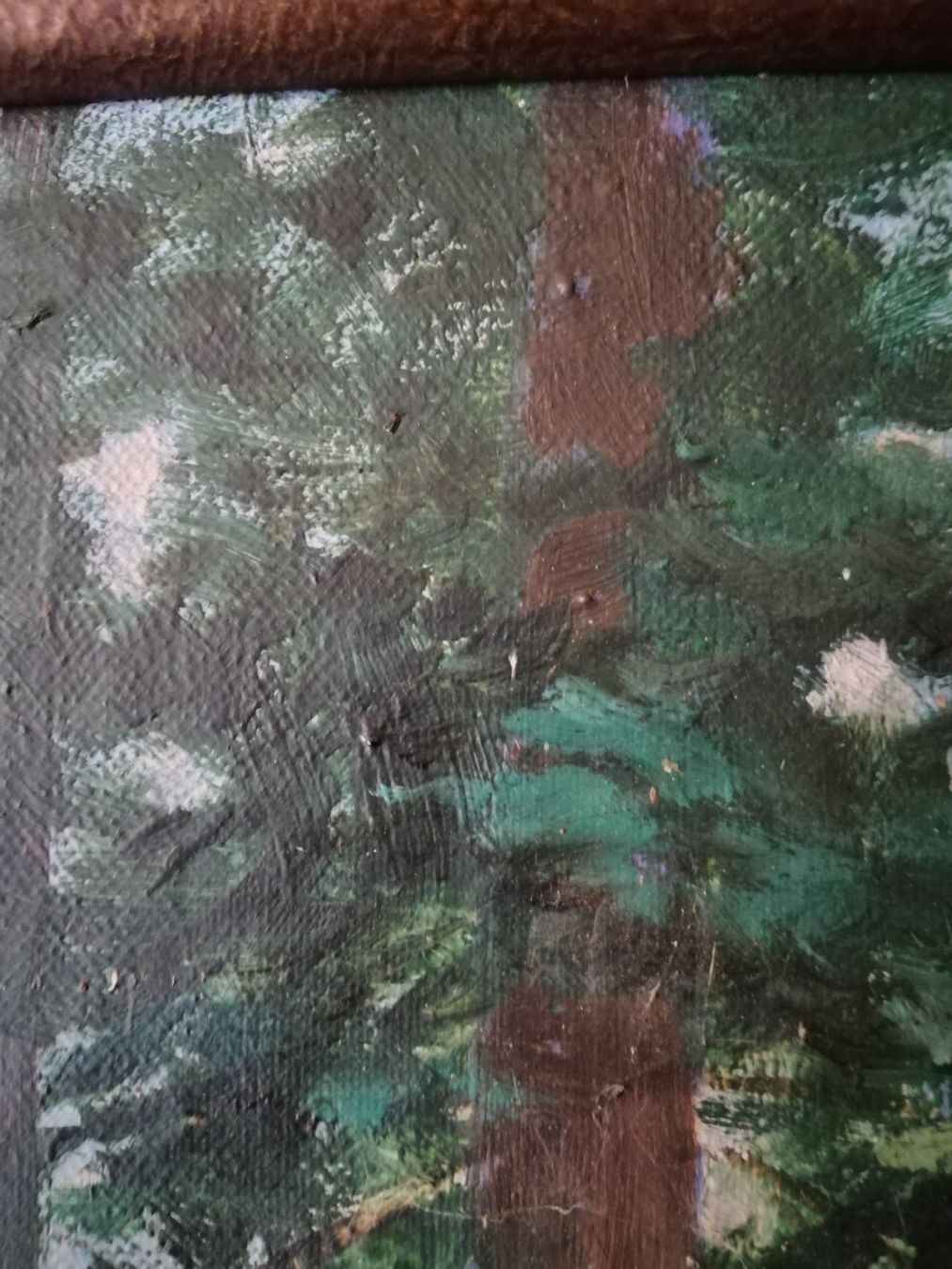 Dipinti: Gemälde Wald 57,5x70,5cm – Usato da Schaffhausen venduto da Golom01 2