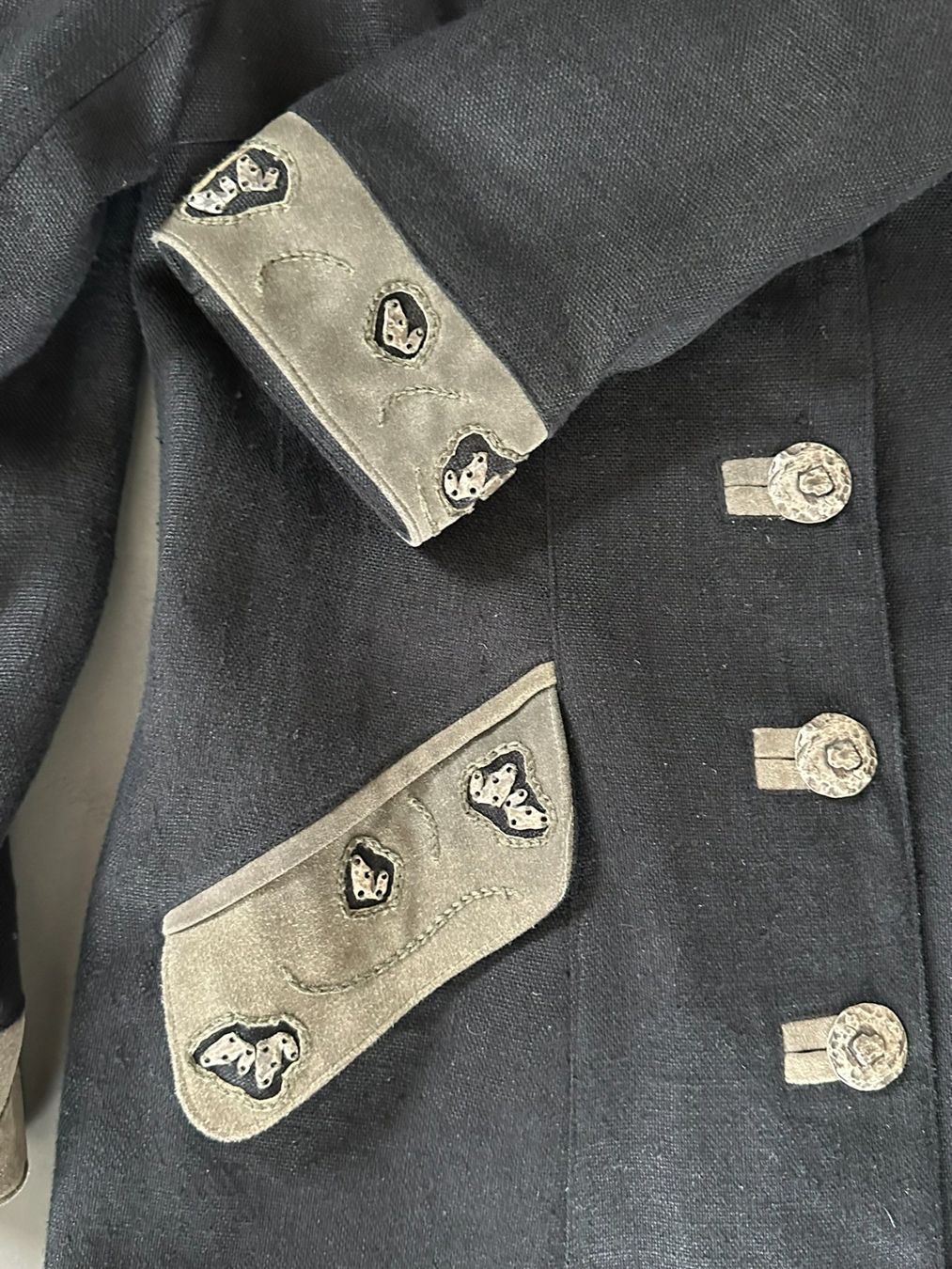 Giacche: Amann Gehrock Longblazer Leinen Gr. 40 – Nuovo (secondo la descrizione) da Fehraltorf venduto da Swisscollector 2