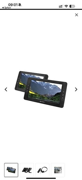 Multimediaplayer & Streamer: 2x Auto Kopfstütze DVD Player mit Kopfhörer, Top! – Neu und originalverpackt aus Eschlikon TG von luc_nvv8 3