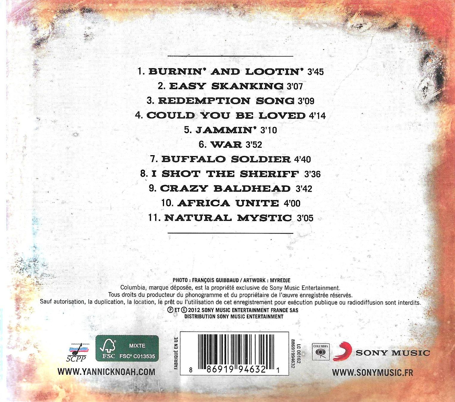CDs: Yannick Noah - Hommage Digipack – Gebraucht aus Savagnier von Ne2065 1
