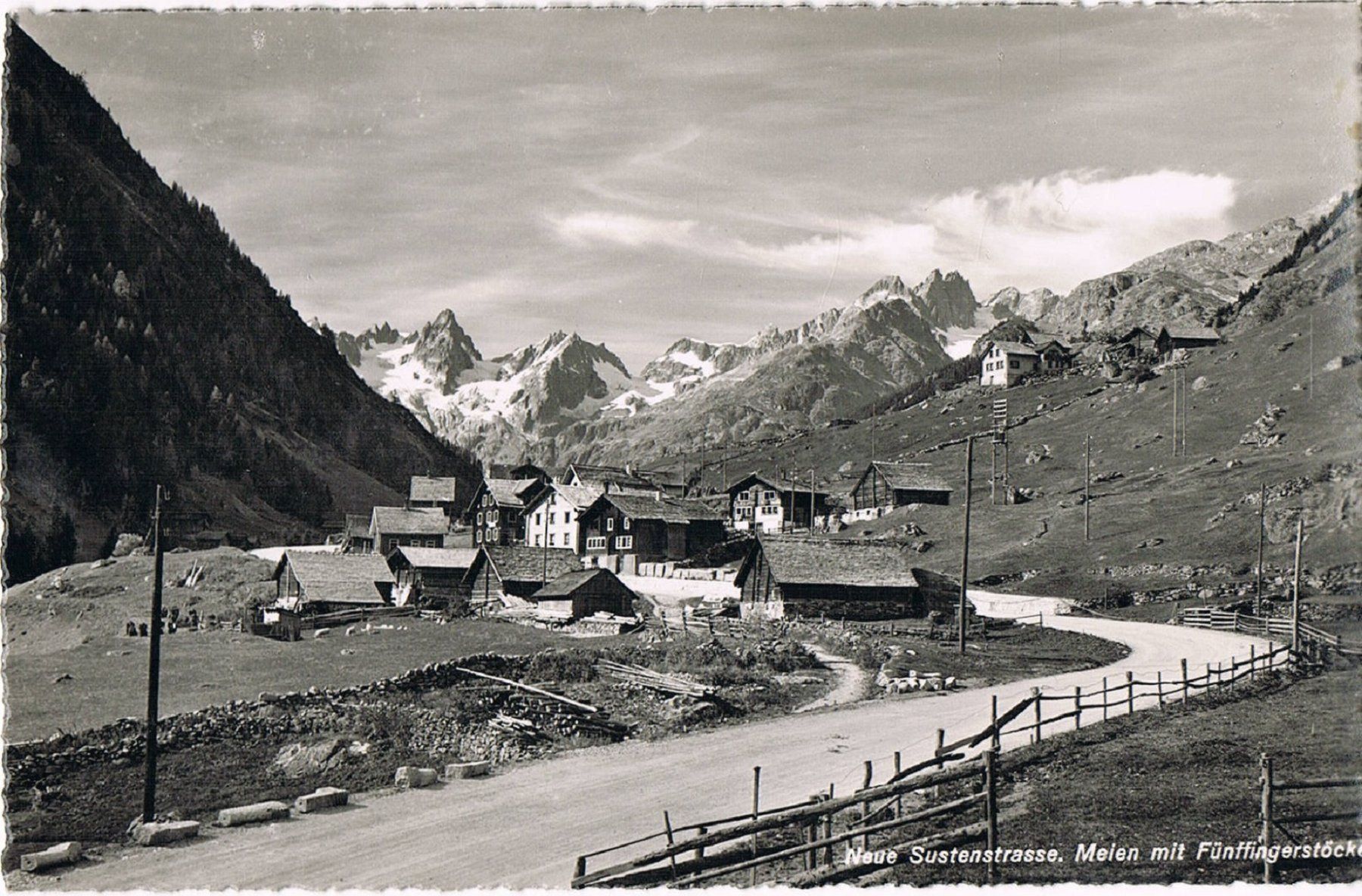 Cartoline postali: Meien an der Sustenstrasse – Usato da Buchs AG venduto da Baerfisch