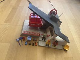 Playmobil Seilbahn mit Bergstation
