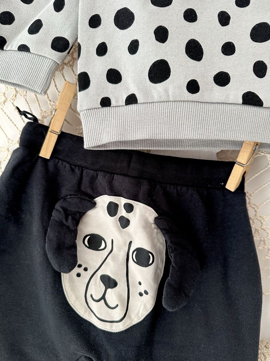 Lotti & Set di vestiti: 2-teiliges Set mit Dalmatiner Applikation Gr. 86/92 – Usato da Obfelden venduto da dafae 1