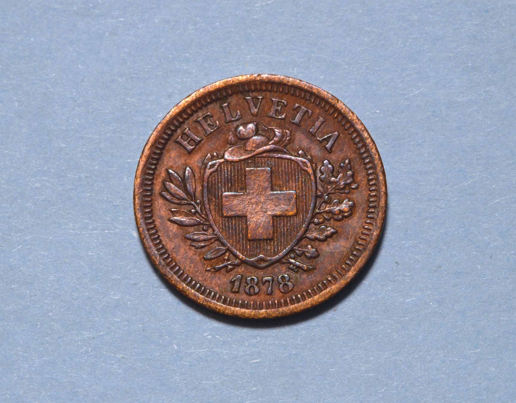 Tutti le monete: 1 Rappen 1878 – Usato da Oberglatt ZH venduto da ZH111