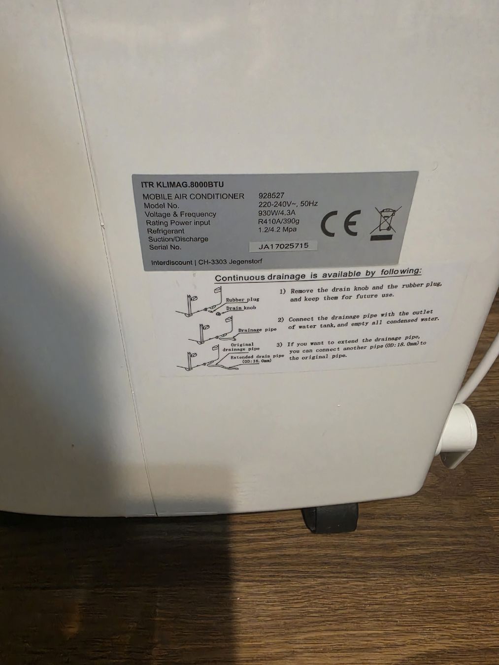 Climatiseurs: Klimagerät Intertronic ITR 8500BTU – D'occasion à Planken par phi_2dcx 2