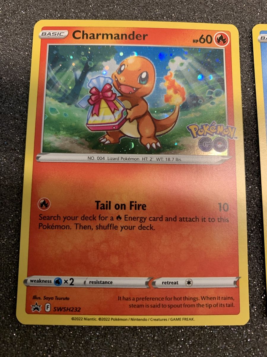Pokémon Carte collezionabili: Charmander, Squirtle, Bulbasaur PROMO GO – Usato da Bironico venduto da ars_z6lb 1