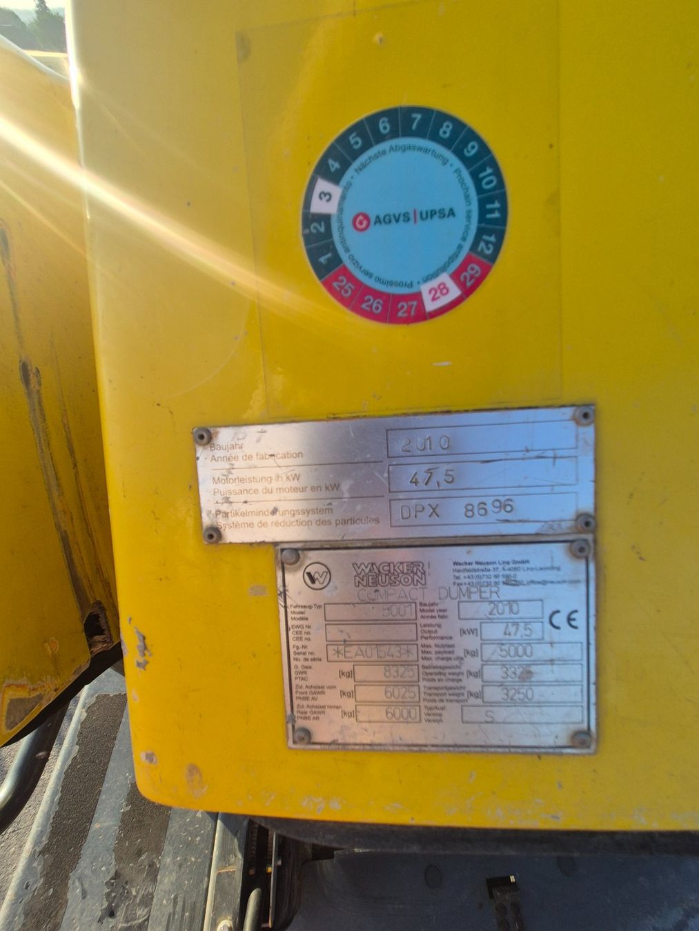 Wacker Neuson Alle Maschinen: Raddumper Wacker Neuson 5001 – Gebraucht aus Büren an der Aare von rentus 4