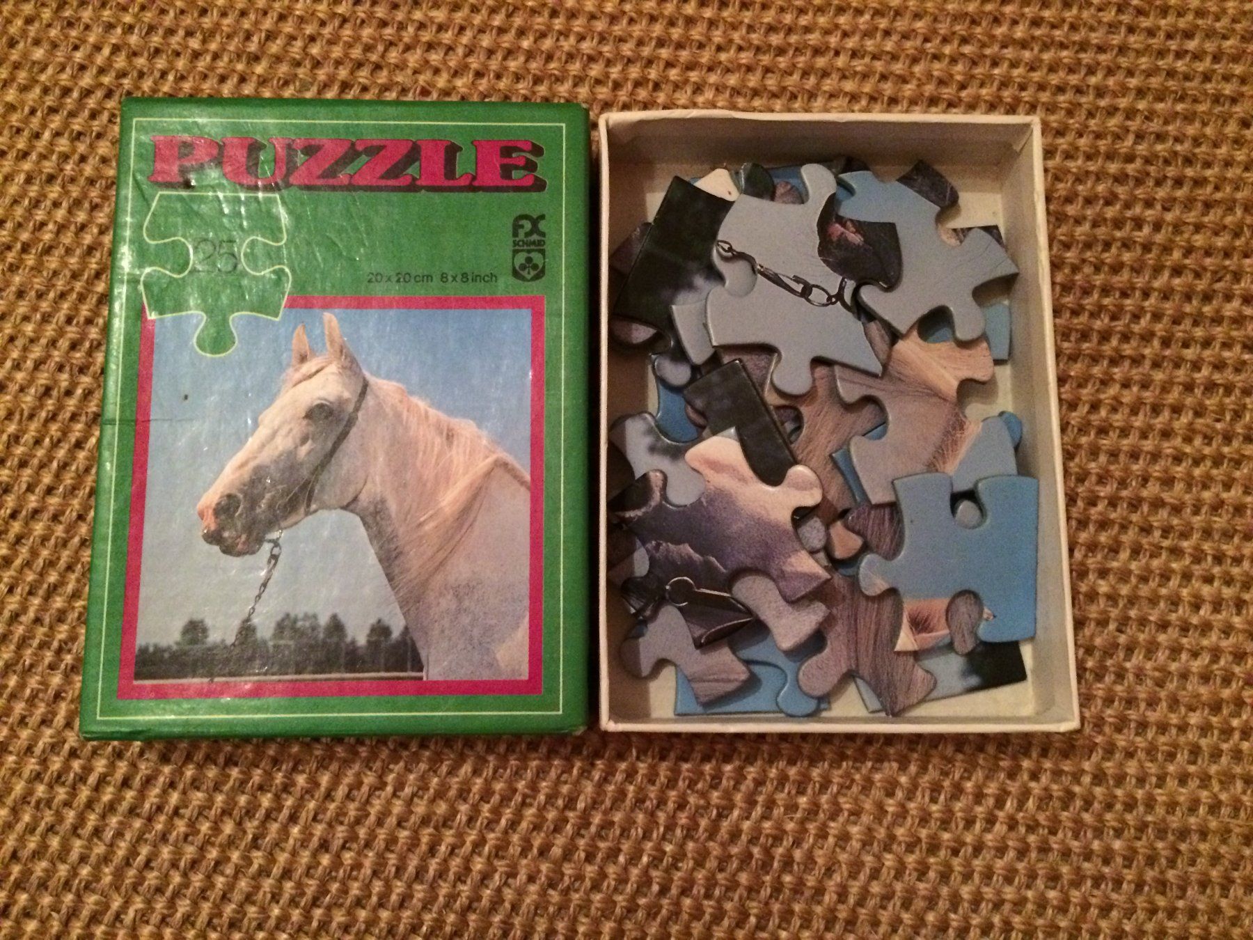 Puzzles: F.X. Schmid Puzzle "PFERD", 20 x 20 cm, 25 Teile – Gebraucht aus Buchs AG von ReaNaTsch 1