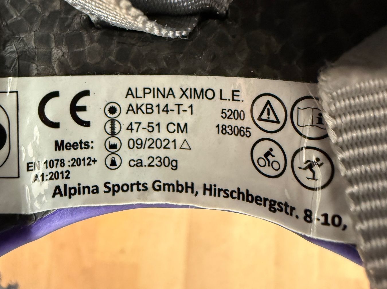 Alpina Caschi: Helm Alpina Kinder - 47-51 cm – Usato da Baden venduto da polveres 5