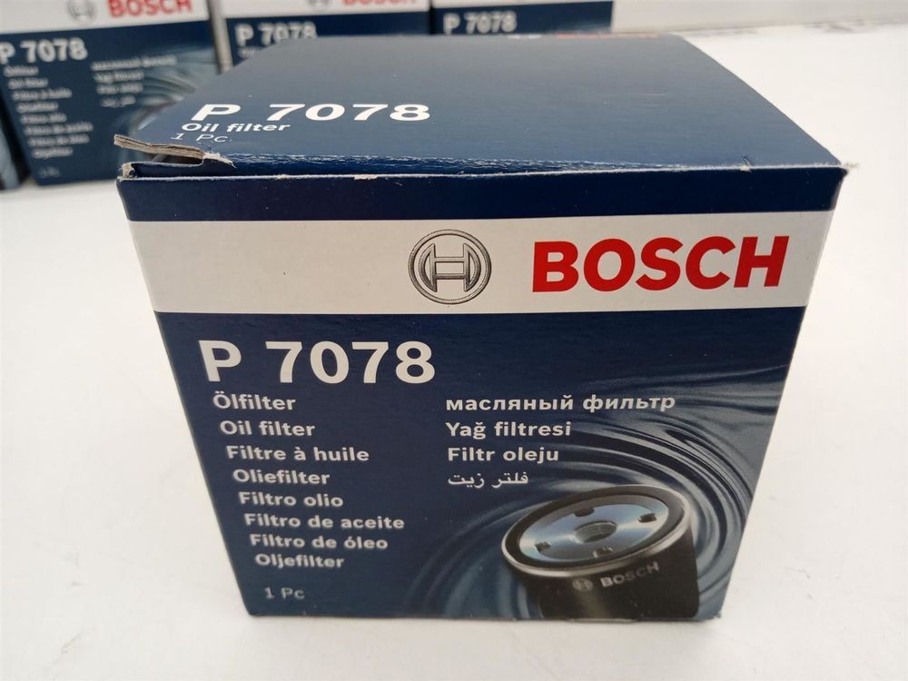 Filtre à Huile Bosch P7078 - F026407078 - Haute Filtration Pour Moteur Et Turbo - Qualité Origine