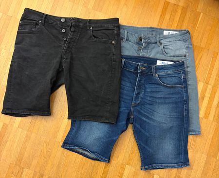 3er Set WE Fashion Denim Shorts – Grösse W31/L31 – Wie neu!