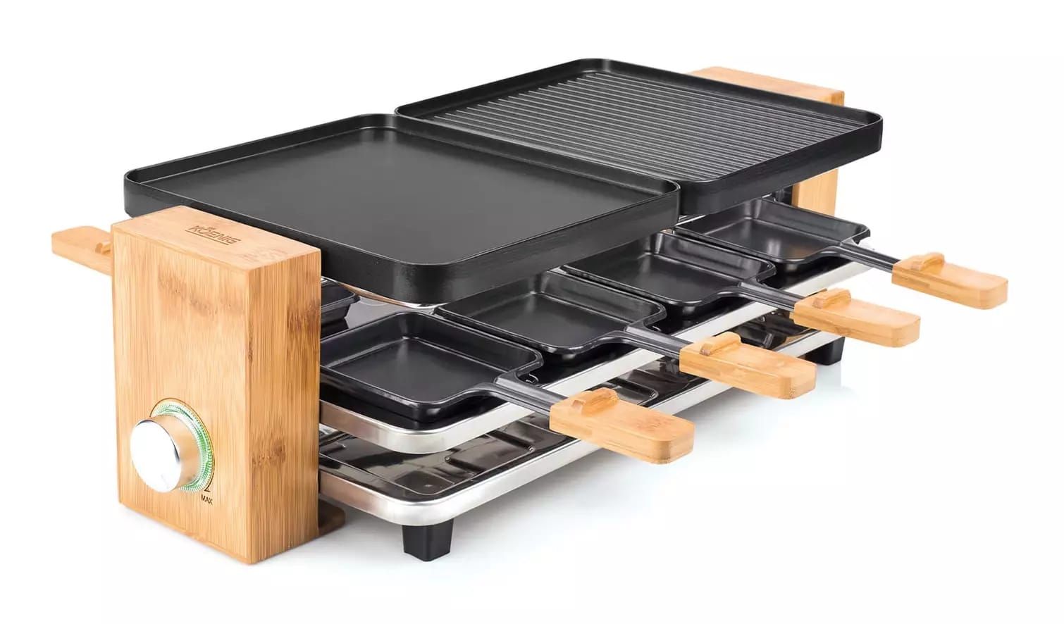 Elettrodomestici da cucina: König Bamboo 8er Raclettegrill – Usato da Selzach venduto da Stony17