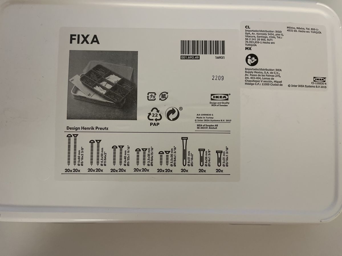 Ikea Tutti gli attrezzi: Set de vis et cheville complet IKEA – Nuovo (secondo la descrizione) da Bern venduto da ire_2lpy 1