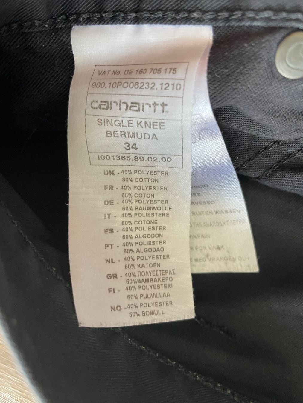 Carhartt Pantaloni: Short Carhartt – Usato da Olten venduto da B3ren 2