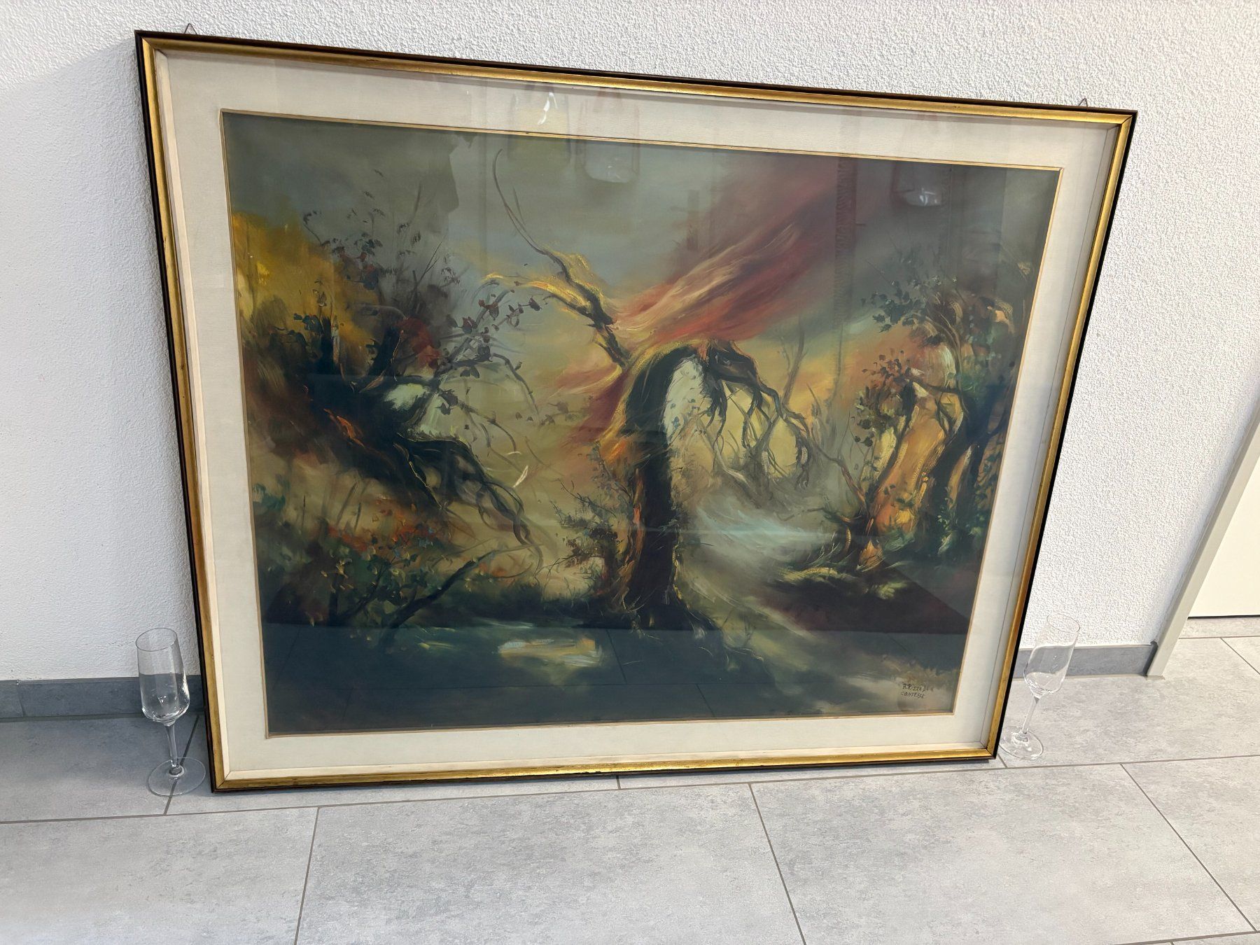 Dipinti: 113 x93/ A. Rizzo DA CONTESSE/ Öl Gemälde magisch – Usato da Ottenbach venduto da TimelessEmotions. 3
