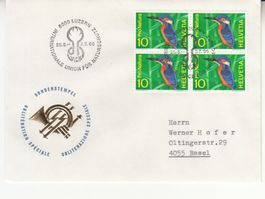 Sonderstempel S. 616 Naturschutz Luzern 1966