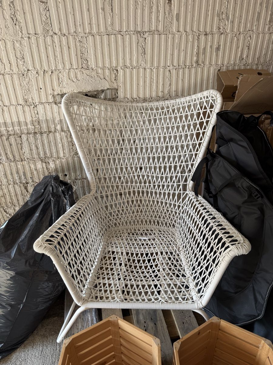 Ikea Poltrone: Gartenstuhle weiss Ikea Högsten – Usato da Allenwinden venduto da 8eva8 2